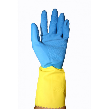 Gants latex duocolor