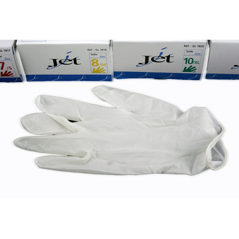 Gant latex Jetable