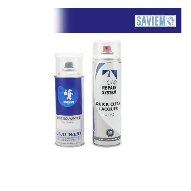 Kit Aérosol Véhicules Industriels  Peinture bi-couches solvantée avec vernis