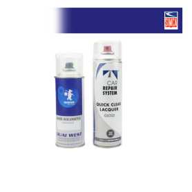 Kit Aérosol Peinture Simca bi-couches solvantée avec vernis