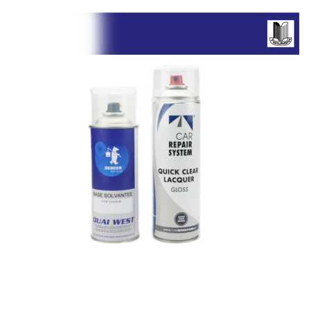 Kit Aérosol Peinture Triumph bi-couches solvantée avec vernis