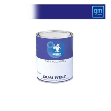 Peinture bi-couches solvantée General Motors