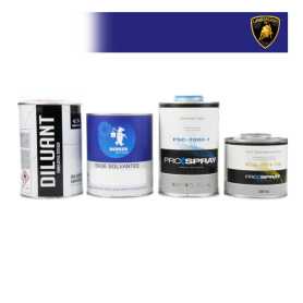 Kit Peinture Lamborghini bi-couches solvantée avec vernis, durcisseur et diluant
