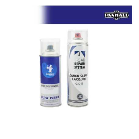Kit Aérosol Peinture Panhard bi-couches solvantée avec vernis