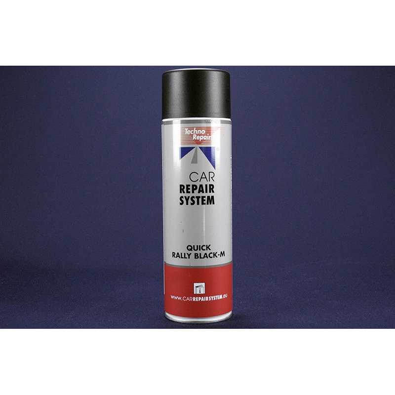 Bombe de peinture Noir brillant - satinée - mat - Quick Rally Black